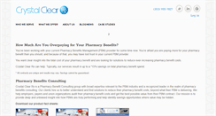 Desktop Screenshot of crystalclearrx.com