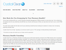 Tablet Screenshot of crystalclearrx.com